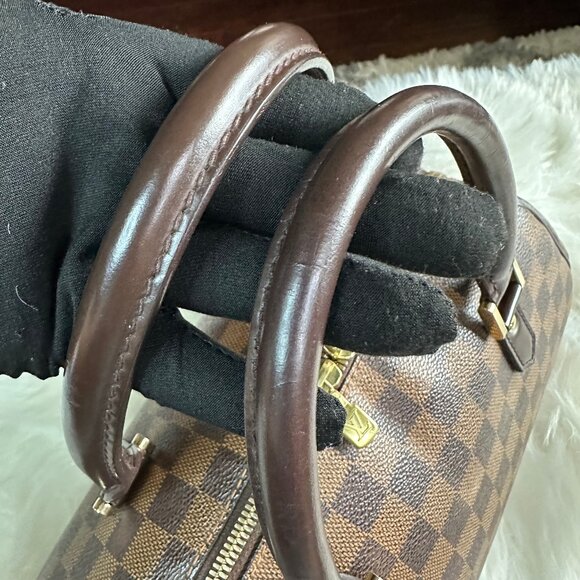 Authentic Louis Vuitton Damier Ebene Ribera MM Satchel Hand Bag - Picture 9 of 16